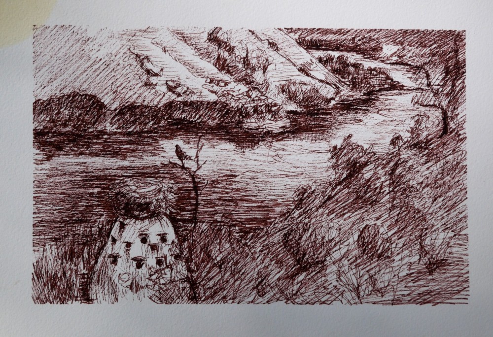 drawing river